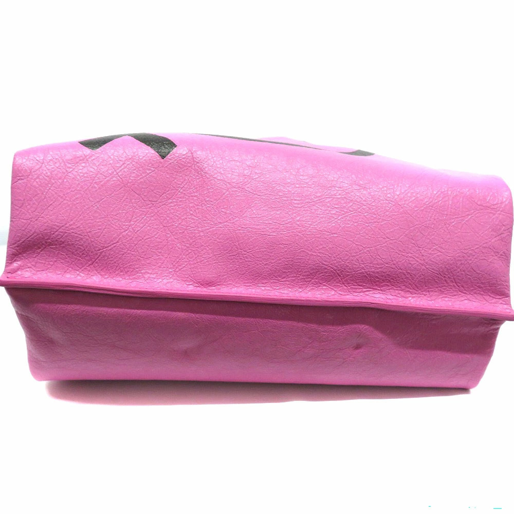BALENCIAGA Supermarket Shopper Tote Bag Pink Leather - Picture 3 of 6